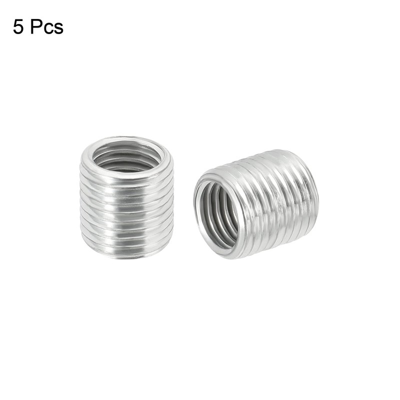 sourcing map Thread Reducing Nuts Insert M10 x 1mm Male