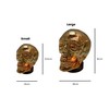 Cello Flame Skull LED Night Light - Gold Skull Desk