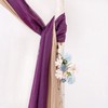 MIULEE Luxury Sheer Voile Elegant Topper Long Window Valance Solid
