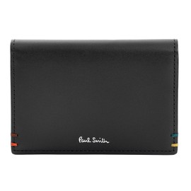 Paul Smith Pass Case, Card Case, Commuter Holder, Men's, Leather, Cowhide Leather, Shop Bag, 1 Cleaning Cloth Included, Black
