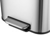 50 Liter/13.2 Gallon Step Trash Can with Inner Liner -
