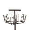 Household Essentials 2139-1 Metal Four-Tier Adjustable Revolving Shoe Rack |