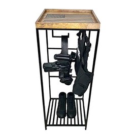 Guard The Line Law Enforcement and Military Gear Stand - Police Gear Rack Organizer - Body Armor Vest, Uniform & Plate Carrier Hanger - Duty Belt Holder - Cop Caddy Tactical Shelf Decor - Police Gift