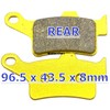 Master Chen Front Rear Brake Pads Brakes for Can Am
