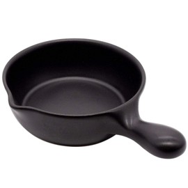Suzuki Banko Ware 7138-4324 "Good at Living Hot" Ahijo Pot (Medium), Black