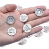 Aylifu 30 PCS of Alloy Inspirational Words Message Charm Pendants