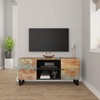 vidaXL Reclaimed Solid Wood Television Stand - Industrial Style TV