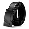 TBSCWYF Men’s Leather Belt, Mens Belt Automatic Buckle Leather Ratchet