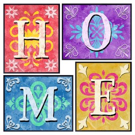 Sweet Home Decor - Family Wall Art & Decor - Home Sweet Home Decor - Kitchen Wall Decor Set - Rustic Farmhouse Kitchen Decor - Country Living room Decor - Family Room Wall Decor - Housewarming Gift