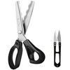 Handi Stitch Pinking Scissors with Thread Cutter - Dressmaking Scissors