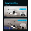 Kryoza Plug-in Motion Sensor Garage Light 2 Pack, 8000LM Motion