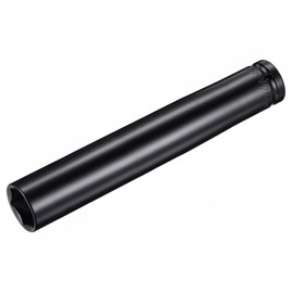 sourcing map 1/2" Drive by 24mm Deep Impact Socket, Heat-Treated CR-V Steel 8" Length, 6-Point Metric Sizes