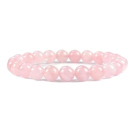 OEIOTEI Natural Stone Bracelet Bracelets for Women Lucky Gemstone Bracelet Healing Stones Bracelet for Women Chakra Yoga Bracelet 8 mm Gemstone Stretchy Lucky Bracelets Healing Stones Best Friend
