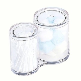 Cosmetic swab organizer ST 835 Makeup accessories Makeup organizer Cosmetic storage Beauty supplies container Cash on delivery or payment upon order / 화장솜 면봉 정리함 ST 835 메이크업 소품 화장 정리 함 화장품 보관 뷰티 용품 용기 착불 또는 주문시 결제
