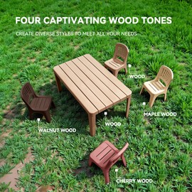 JAYO Wood PLA Filament 1.75mm, 3D Printer Filament Bundle, 15% Real Wood Fibers Added, 250g Spool, 4 Rolls, 1kg in Total