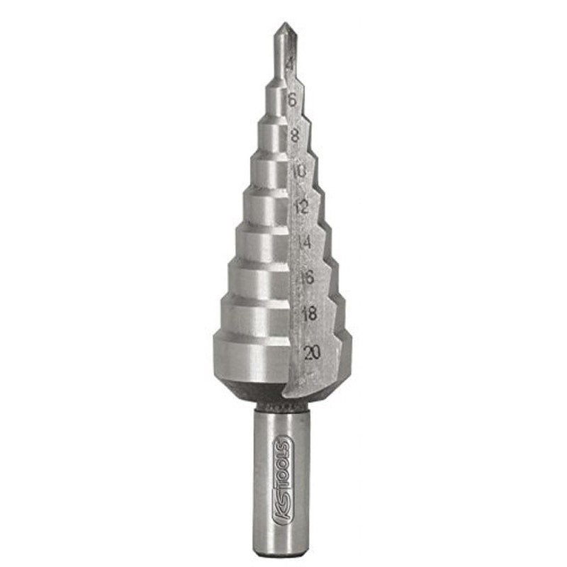 KS Tools 330.2211 HSS Step Drill for 4 to 12