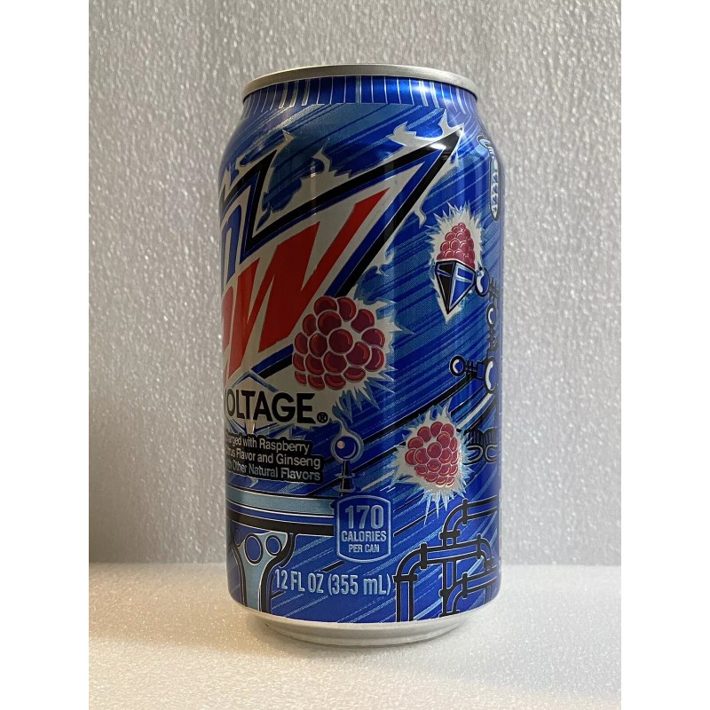 Mountain Dew One (1) Full Can Mtn Dew VOLTAGE 12