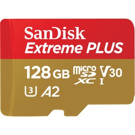 Sandisk SDSQXBD-128G-AN6MA Extreme Plus Microsdxc 128gb 10/uhs-i Uhs-i 4k Class 10 200/90mbs V30