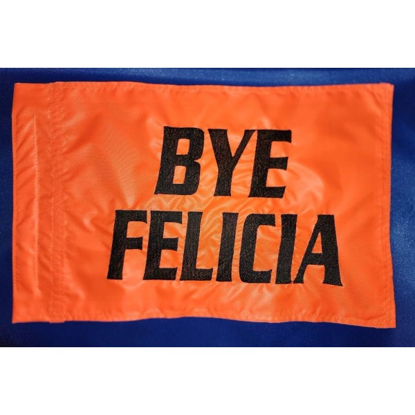 Devil Woman Flags Custom BYE FELICIA Safety Flag ATV UTV