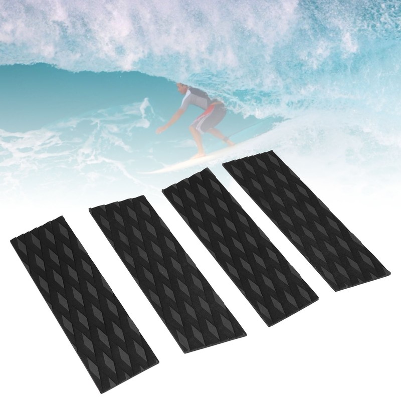 4pcs EVA Surfboard Deck Traction Pads Non Slip Surf Deck