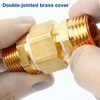 Brass Cap, Female Thread, Hose Caps, Hexagonal Brass Cap, Pipe
