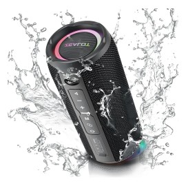 Bocina Bluetooth FocoMyLord S49 PRO 30W Portátil Impermeable con Luces RGB