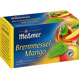 Messmer tea: Nettle Mango 20 tea bags Made in Germany