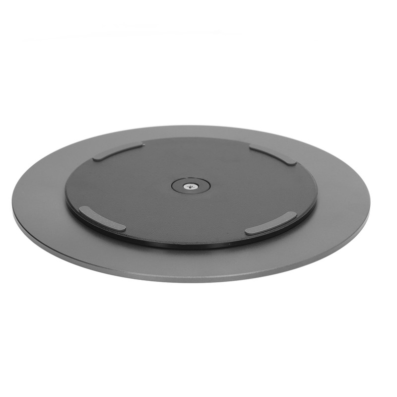Swivel Monitor Stand Dark Gray Aluminum Alloy Turntable Design Monitor