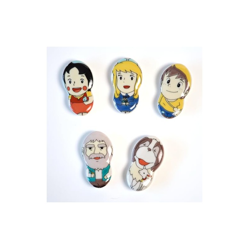 Tubbies Chopsticks Rest Kutani Ware Alps Girl Heidi/Heidi, 1 Piece