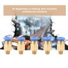 Pneumatic Connector Fitting, Pneumatic Connector, Durable PC4-M6 Pneumatic Joint Nylon
