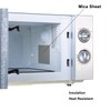 Waveguide Covers for Microwave, Juerly 4 Pack Mica Plates Sheets