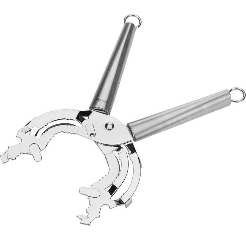Westmark Deckelöffner für Schraubdeckel bis 10 cm Durchmesser, Länge: 26,3