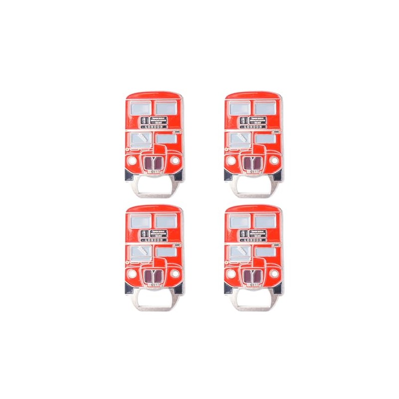 Iconic Red London Bus Magnet & Bottle Opener -UK London