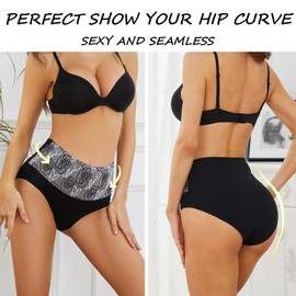 MEIDAYAI Womens Underwear High Waist Tummy Control C Section Recovery Underwear