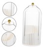 Ciieeo Rotating Makeup Brush Holder Cover Cosmetic Organizer for Vanity