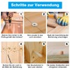 Wooden Dowel Centring Tips 24 Pieces, Dowel Marker Dowel Tips,