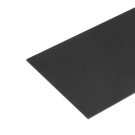 sourcing map 1 Pcs Carbon Fiber Sheet 300×200×2mm Matte Surface Pultruded Flat Carbon Fiber Board Plate Twill Weave Panel Sheet for Kites RC Airplane