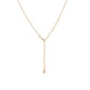 Pernille Corydon Gold Mini Coins Necklace Brushed Surface Link Chain