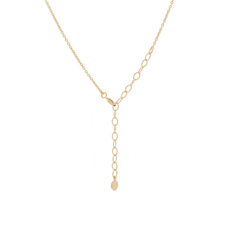 Pernille Corydon Gold Mini Coins Necklace Brushed Surface Link Chain