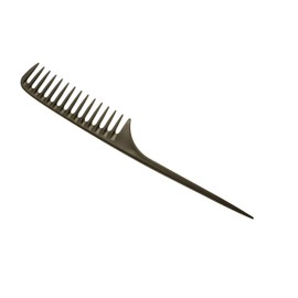Carbon Wide Tooth Rake Comb with Tail Child-Friendly Detangler, Natural Curl & Beach Wave Comb, Texture Styler, in-Shower & Static-Free Styling for All Hair Types