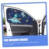 Alasum 2pcs Car Sun Shade Car Side Windows Shades Cloth