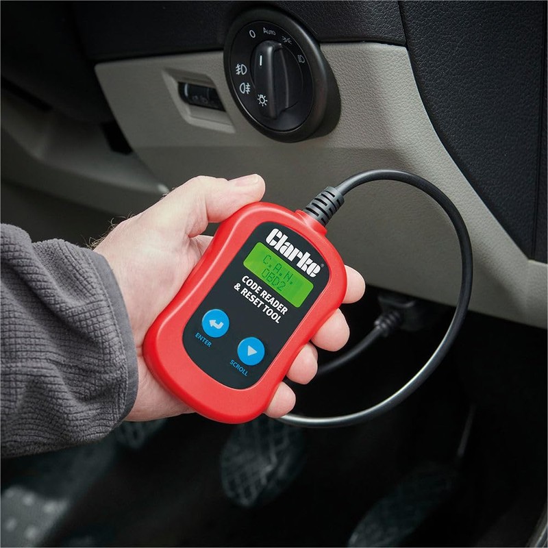 Clarke COBDII-E Car Diagnostic Scanner, OBD2 Code Reader and Reset