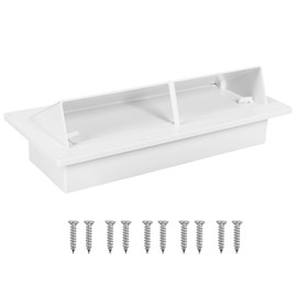 BIG RED RV Vent Cover,RV Exhaust Vent Cover,Camper Stove Cover,RV Range Hood Vent Cover for RV,Trailer and Motorhome,White (Include 10 Pcs Screws),ARHV9006R