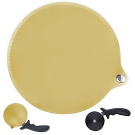 Pizza Cutter Leather Protective Cover - Durable and Easy-to-Install Pizza Knife Sheath (1, Yellow)