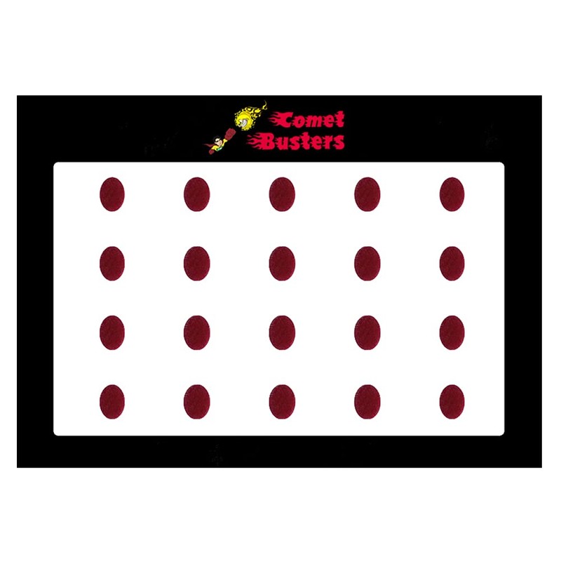 Comet Busters Oval Maroon Bindi (5 mm) (BIN727)