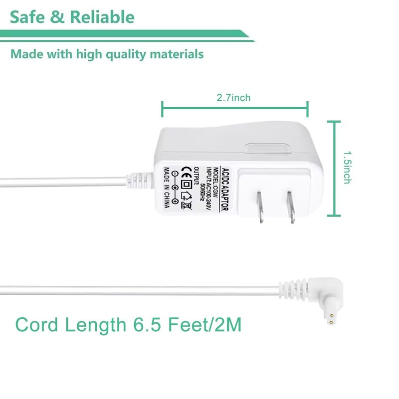 Replacement Adapter for Black and Decker Handheld Vacuum, Charger Compatible