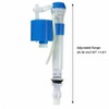 SagaSave 1/2" Toilet Fill Valve, Adjustable Push Button Flush Valve,
