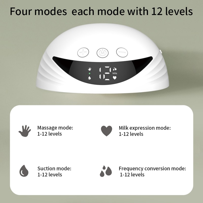 2PCS Hands Free Breast Pump Wearable Electric Breast Pump Lightweight