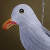 ART-CRAFT Seagull Wind Chime with Feather Propeller with 1 Decorative