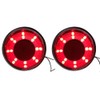 Marinebaby 4 Pcs Blue & Red LED Stainless Steel Cup